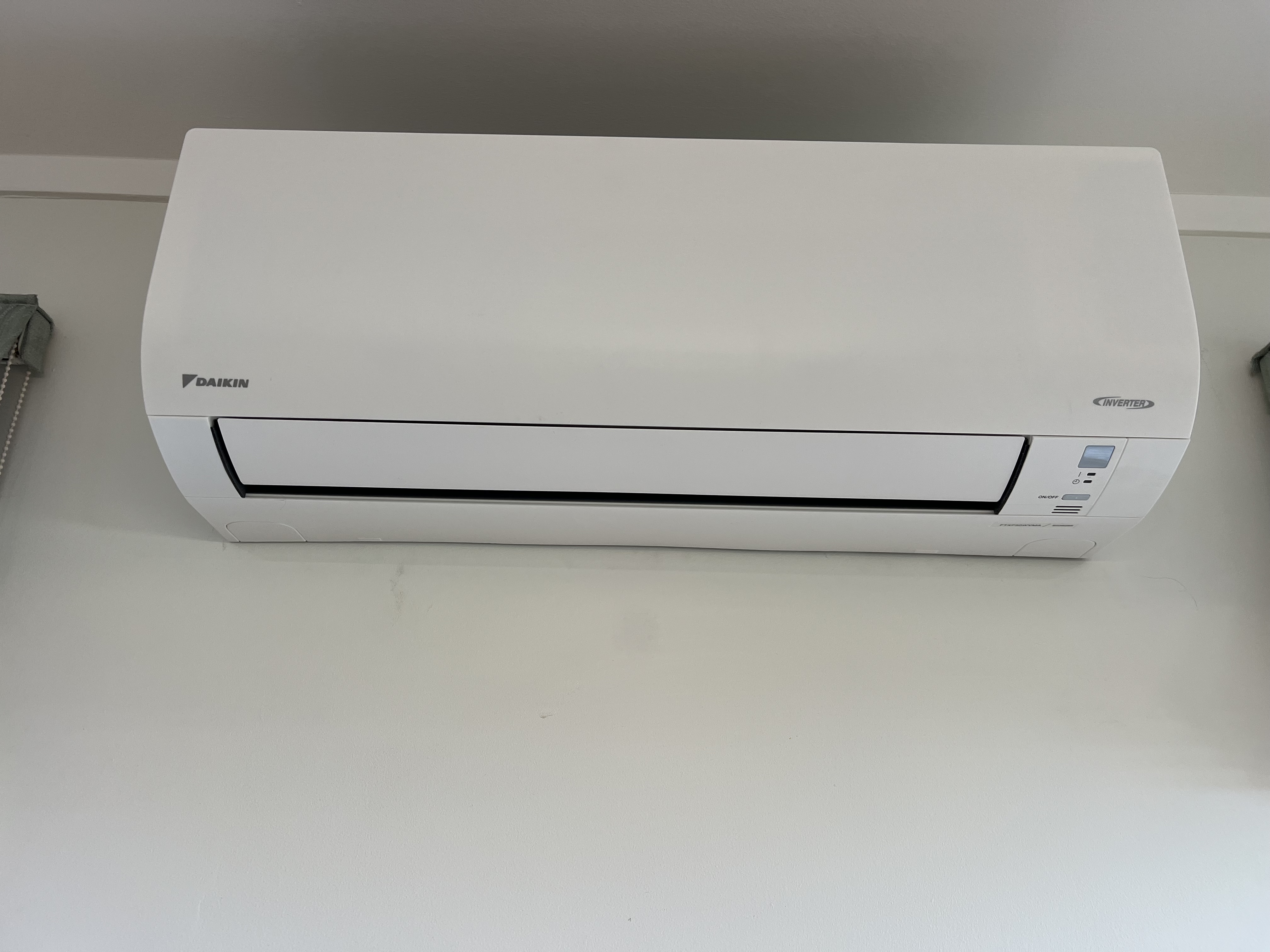 Daikin air conditioning indoor unit, professionally installed